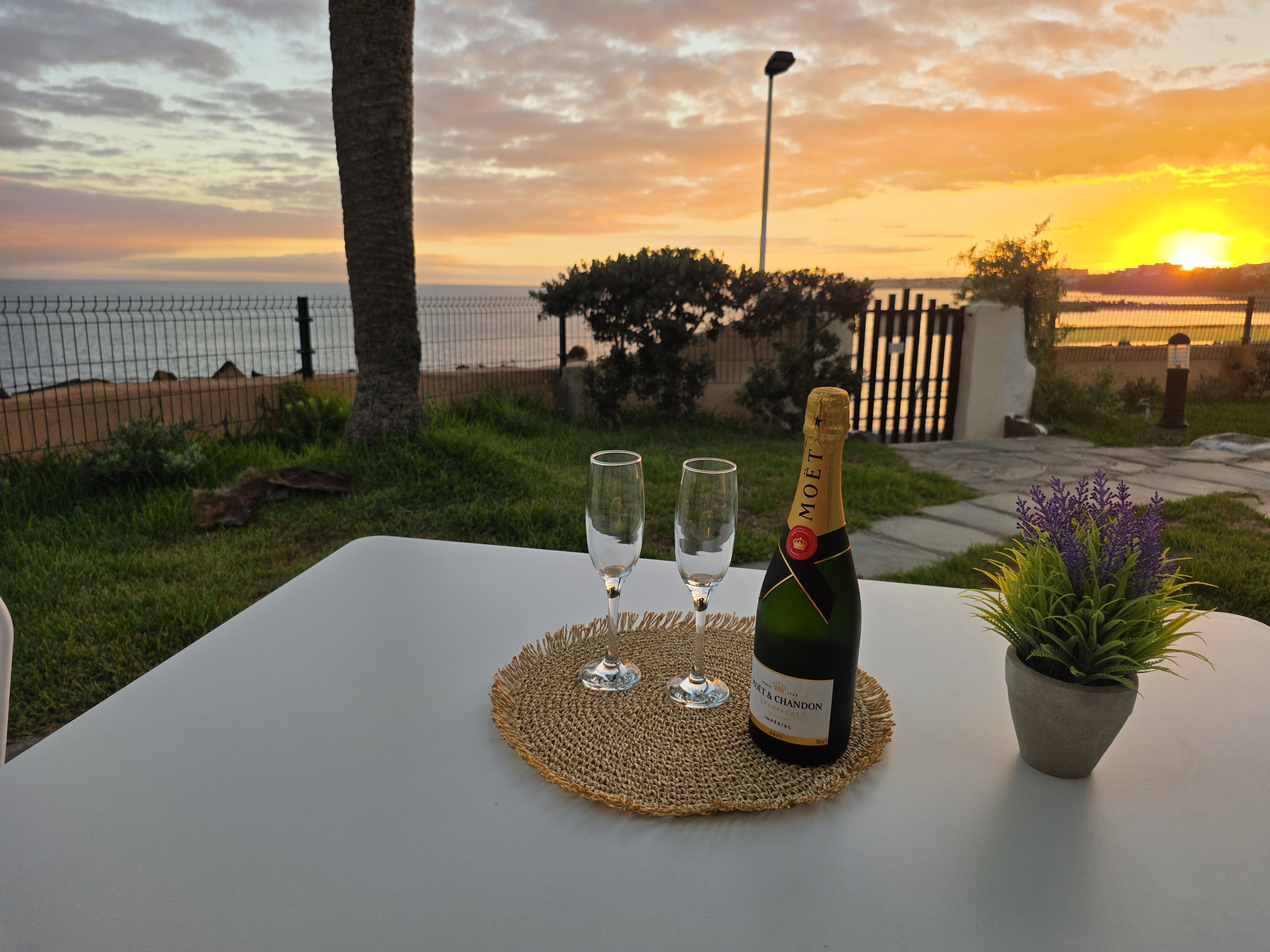 Terraza con vistas al mar de 8i Ocean Front & Sunset San Agustín